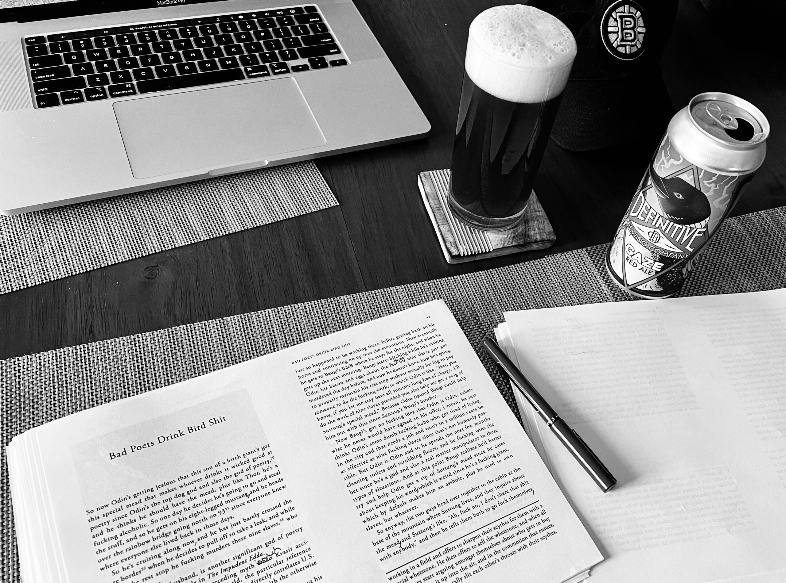 Translating The Impudent Edda from Bostonian to English process photo