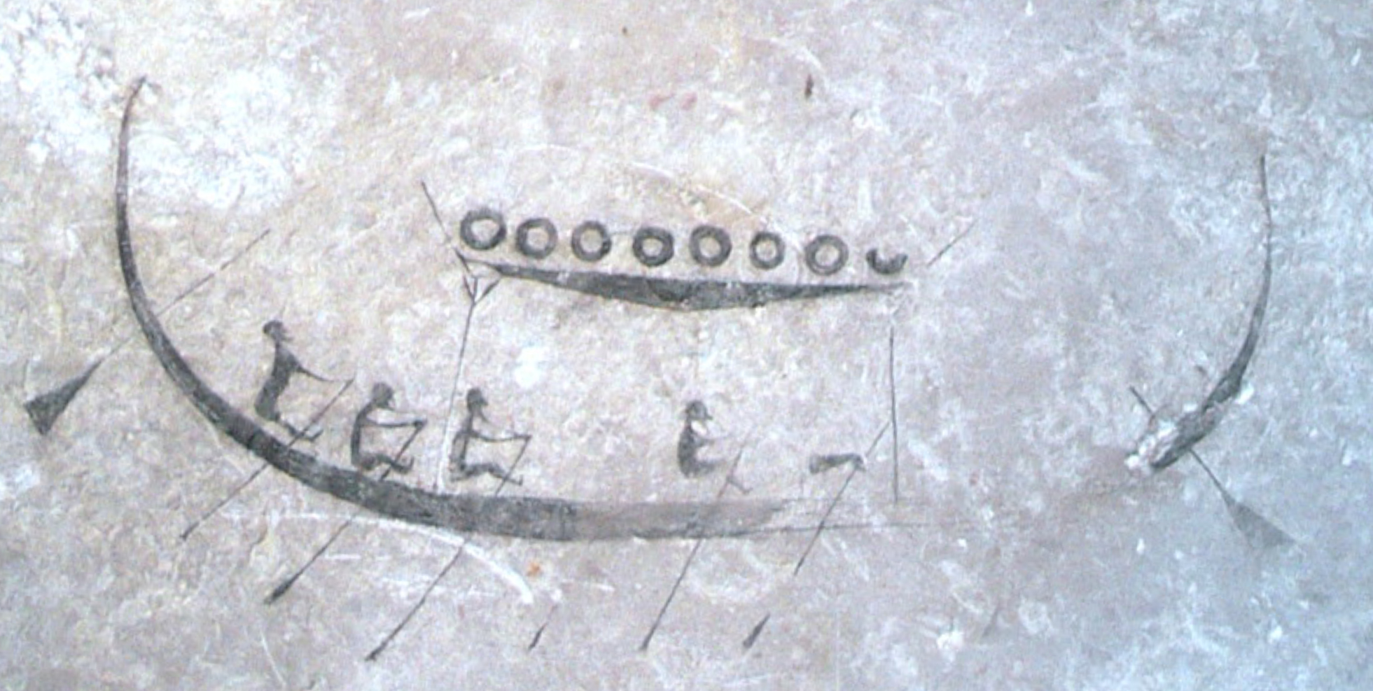 Picture stone from Sanda kyrka in Gotland, Sweden.